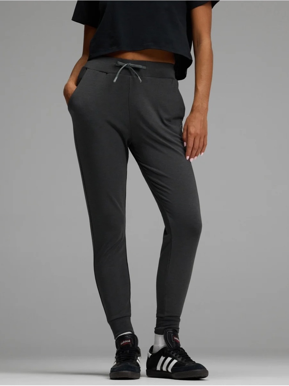 cozy earth women's ultra-soft Bamboo Jogger charcoal Medium